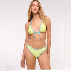 Abercrombie & Fitch Lime and Aqua Bikini